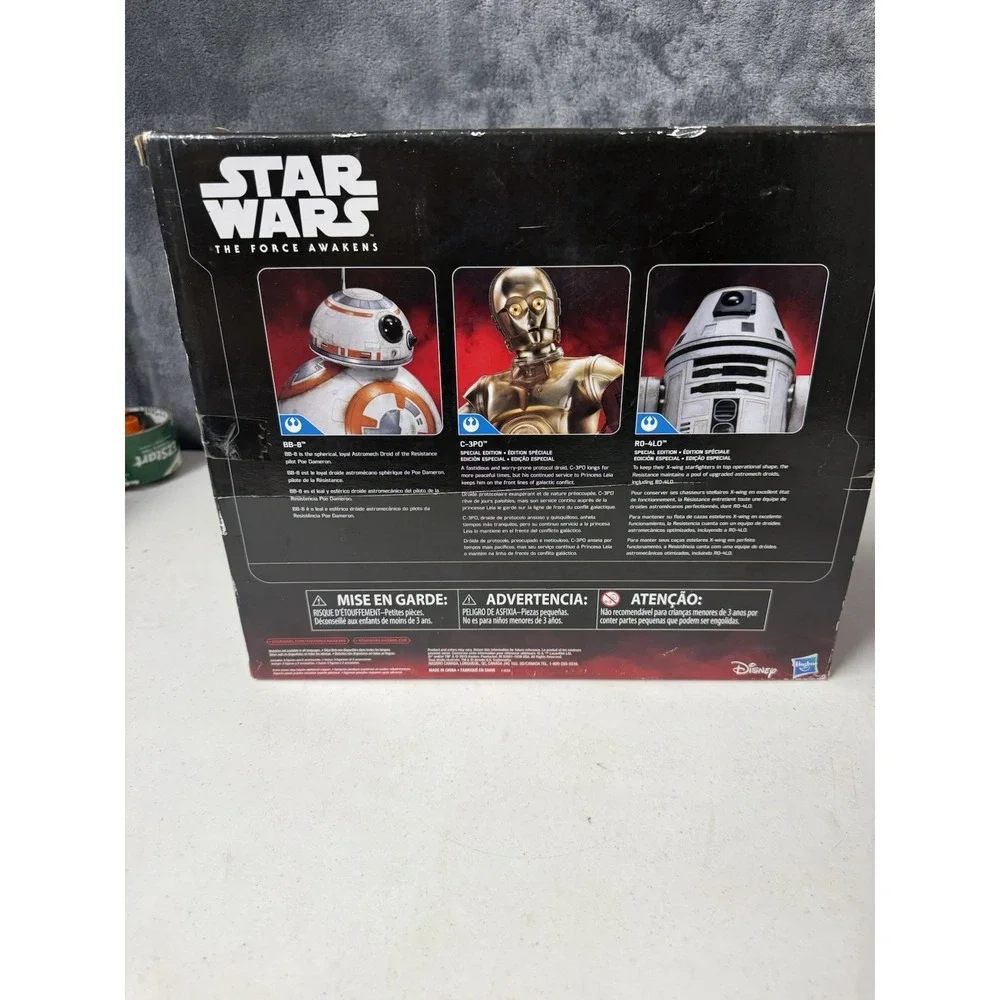 Star Wars The Force Awakens Droid Set New In Box C-3PO, BB-8, R0-4L0